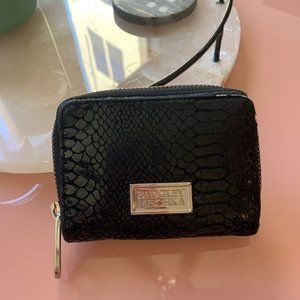 Croc Black Zip Wallet